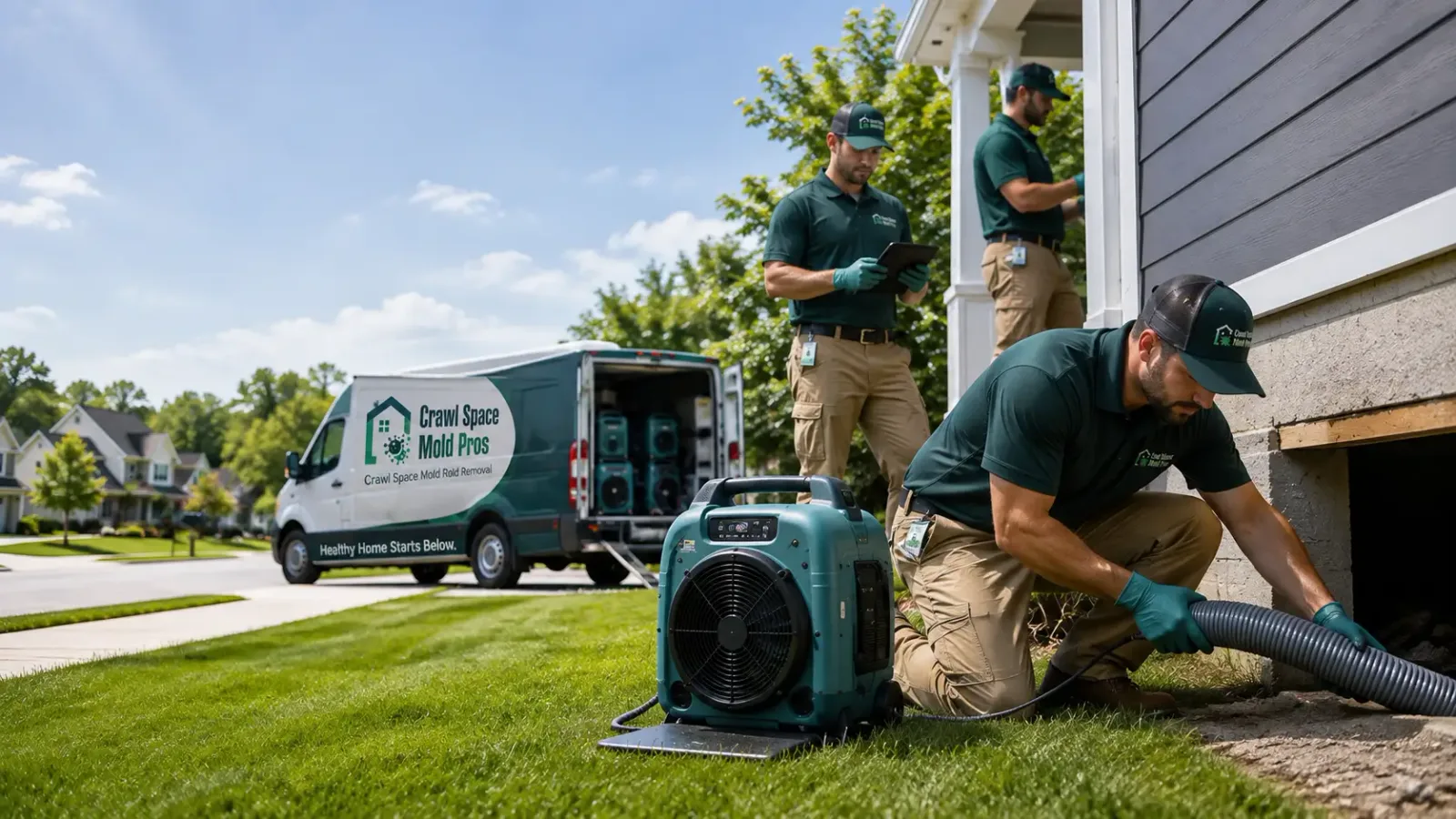 Crawl Space Mold Removal in Breckenridge, MN